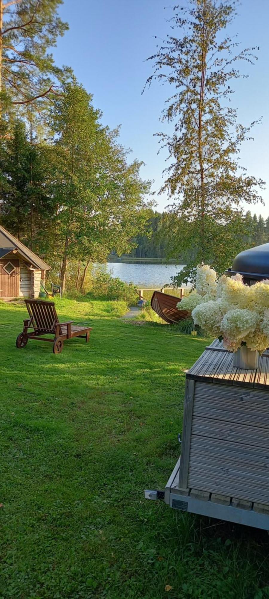 Private Lakeside Holiday Property In Nature Kankaanpää Dış mekan fotoğraf